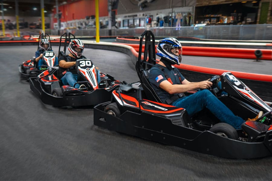 what do professional go kart racers