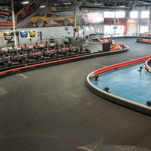 overview of the track at k1 speed anaheim